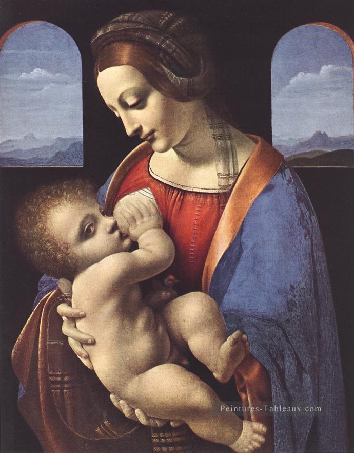 Madonna Litta Léonard de Vinci Peintures à l'huile